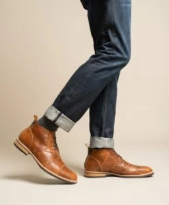 Ross Chukka Boot -Bullboxer AU Shop Ross23wMCDO Cognac Leather 03684 WEB