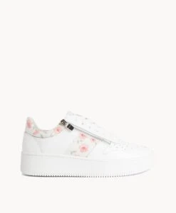 Roxy Sneaker -Bullboxer AU Shop Roxy Zip W White Rose Print 2