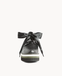 Sapna Wedge -Bullboxer AU Shop Sapna23wMNCO Black Leather Black Suede 3