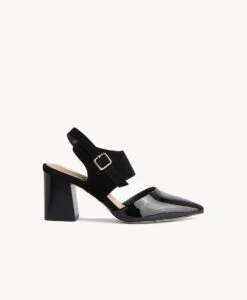 Scent Heel -Bullboxer AU Shop Scent21sMNCO Black Patent Black Suede 2