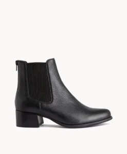 Secret Wide Ankle Boot -Bullboxer AU Shop SecretWide22wMCDO Black Leather 2