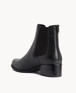 Secret Wide Ankle Boot -Bullboxer AU Shop SecretWide22wMCDO Black Leather 4