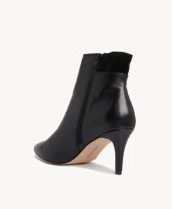 Shania Ankle Boot -Bullboxer AU Shop Shania23wMCDO Black Leather Black Suede 4