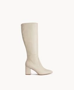 Shiraz Knee High Boot -Bullboxer AU Shop Shiraz23wSPSO Vintage Cream Leather 2 1