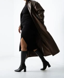 Shiraz Knee High Boot -Bullboxer AU Shop Shiraz Black Leather 0387 WEB