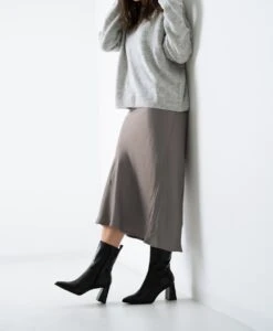 Snapple Ankle Boot -Bullboxer AU Shop Snapple Black Leather Black Croc 2124 WEB