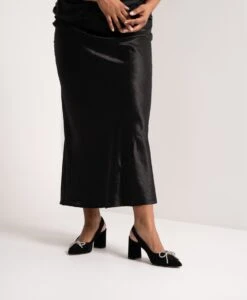 Stacy Slingback Heel -Bullboxer AU Shop Stacy21sMCDO Black Suede Sparkle3056 WEB 1