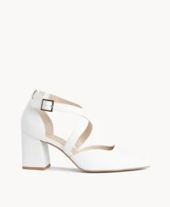 Staten Strappy Heel -Bullboxer AU Shop Staten21sMCDO White 2 1