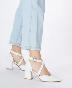 Staten Strappy Heel -Bullboxer AU Shop Staten21sMCDO White ECOMM 1