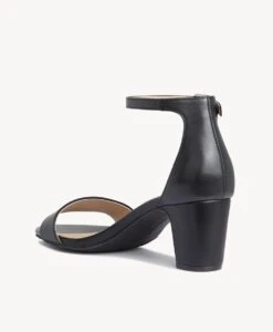 Swift Wide Barely There Sandal -Bullboxer AU Shop SwiftWide21sMCDO Black Leather 4 1