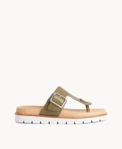 Swiss Sandal -Bullboxer AU Shop Swiss22sMCDO Olive Leather 2