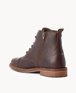 Bullboxer Taranaki Men's Lace Up Boot -Bullboxer AU Shop Taranaki22wSULO Dark Brown Leather 4