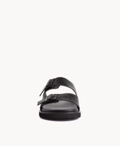 Tasman Sandal -Bullboxer AU Shop Tasman22sVTSO Black Leather 3 1