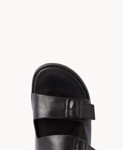 Tasman Sandal -Bullboxer AU Shop Tasman22sVTSO Black Leather 5 1