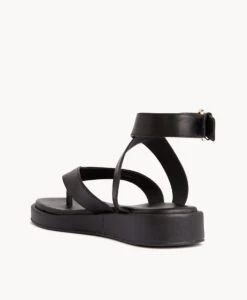 Toby Strappy Sandal 10 Toby Strappy Sandal -Bullboxer AU Shop Toby22sSPSO Black Leather 4