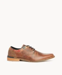 Bullboxer Tui Dress Shoe -Bullboxer AU Shop Tui21wSULO Brown Floral 2 2
