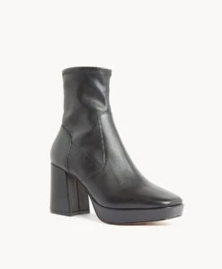 Uxton Platform Ankle Boot -Bullboxer AU Shop Uxton23wMCDO Black Leather 1
