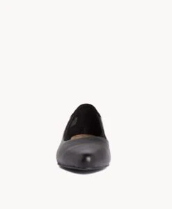 Wendy Dress Flat -Bullboxer AU Shop Wendy22sMNCO Black Leather Black Suede 3