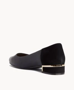 Wendy Dress Flat -Bullboxer AU Shop Wendy22sMNCO Black Leather Black Suede 4
