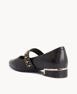 Winnie Ballet Flat -Bullboxer AU Shop Winnie22sMNCO Black Leather 4
