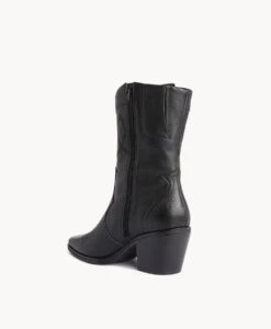 Winona Ankle Boot -Bullboxer AU Shop Winona23wMCDO Black Leather 4 1