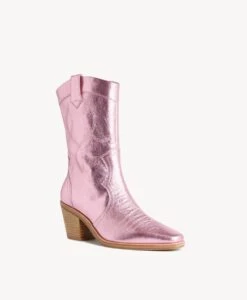 Winona Ankle Boot -Bullboxer AU Shop Winona23wMCDO Pink Metallic 1 v2