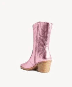 Winona Ankle Boot -Bullboxer AU Shop Winona23wMCDO Pink Metallic 4 v2