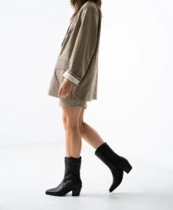 Winona Ankle Boot -Bullboxer AU Shop Winona Black Leather 2237 WEB