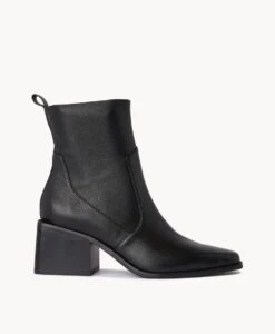 Wyatt Ankle Boot -Bullboxer AU Shop Wyatt23wMCDO Black Leather 2 1
