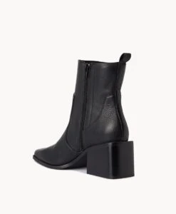 Wyatt Ankle Boot -Bullboxer AU Shop Wyatt23wMCDO Black Leather 4 1